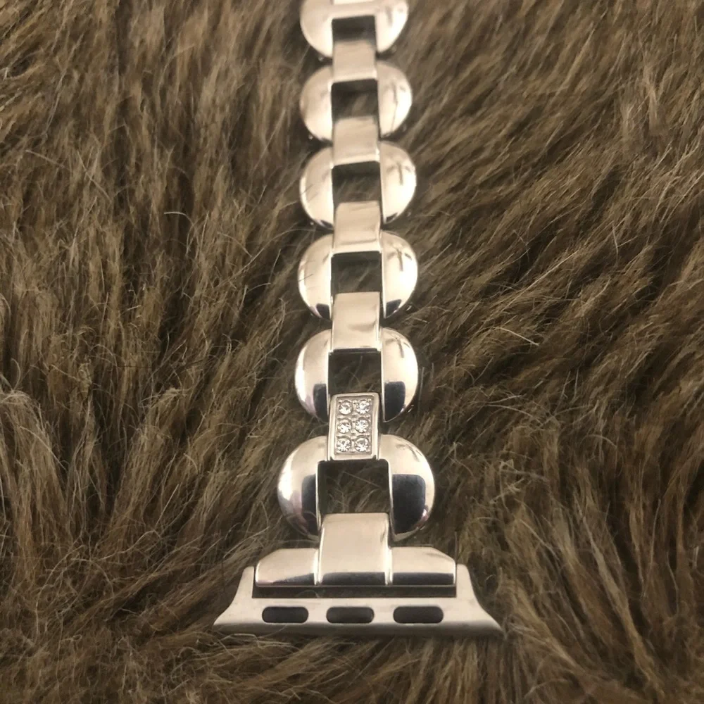 Apple Watch stainless steel luxury band rhinestone